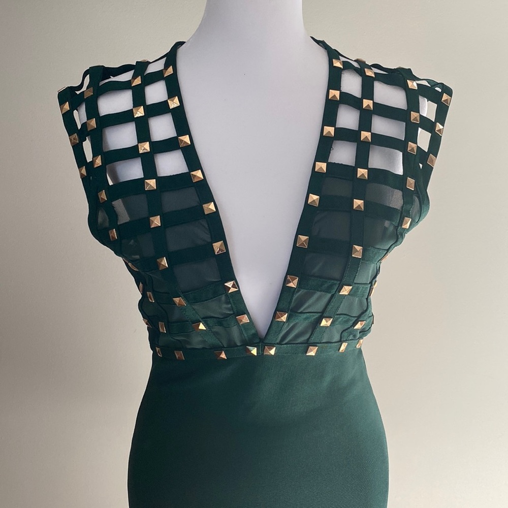NWOT! WOW Couture! Dress! Small! Green!